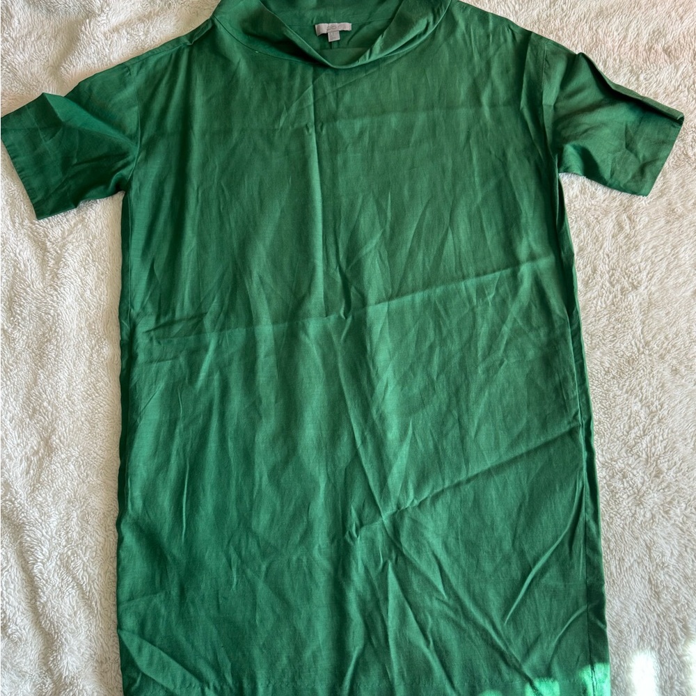 Cos Vibrant Green Short Sleeve Tee View 4